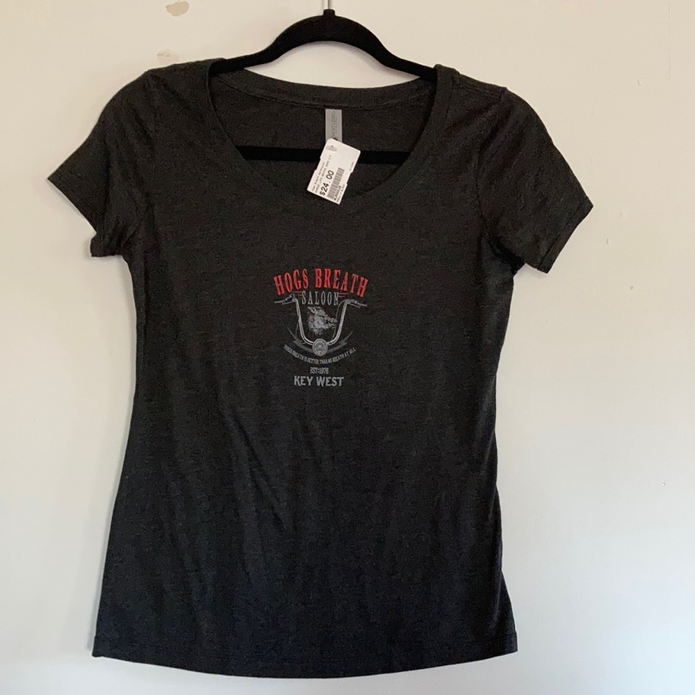 Women’s Hogs Breath Saloon Black Tee Size Small